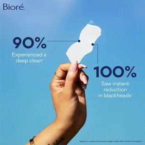 Bioré Deep Cleansing ONE (1) Pore Nose Strip, Original, Blackhead Remover